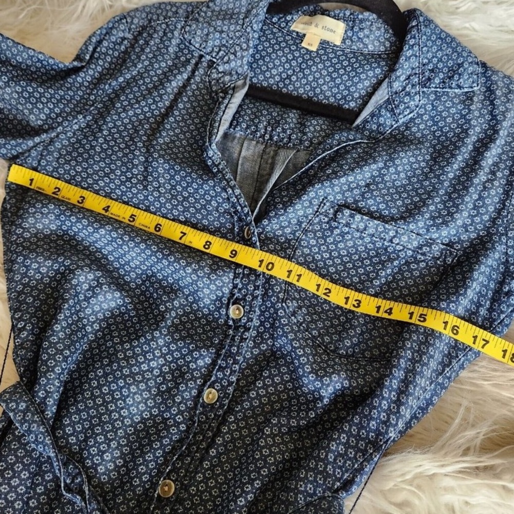 Anthropologie "cloth and stone" denim tunic - Picture 15 of 15